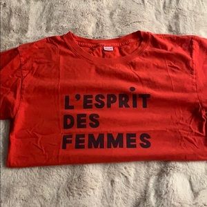 ANTHROPOLOGIE FRENCH T SHIRT